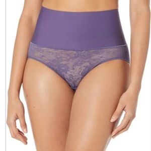 NEW Maidenform Cool Comfort Firm Brief Pantie Shapewear Size Small Purple DM0051